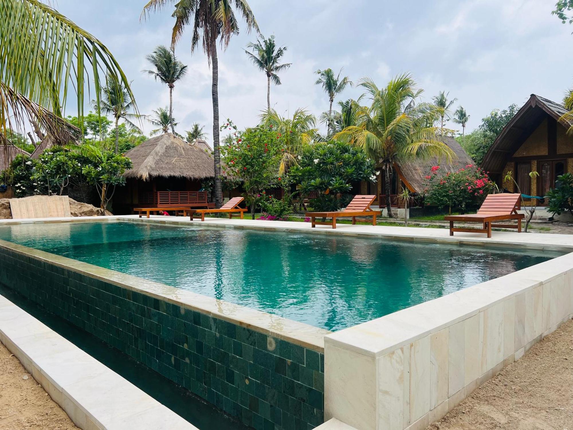 Gita Gili Bungalow Gili Air Exteriör bild