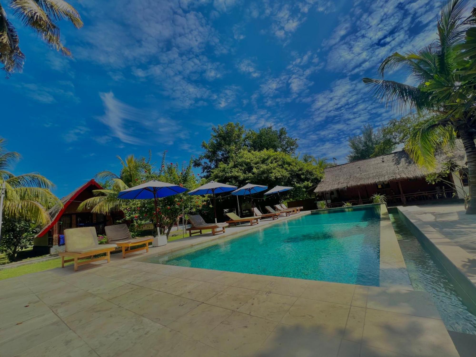 Gita Gili Bungalow Gili Air Exteriör bild