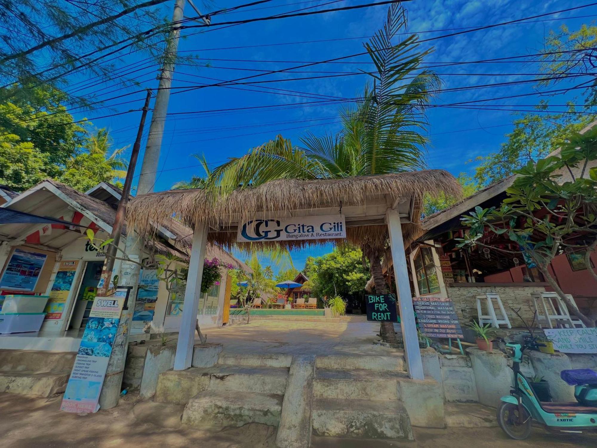 Gita Gili Bungalow Gili Air Exteriör bild